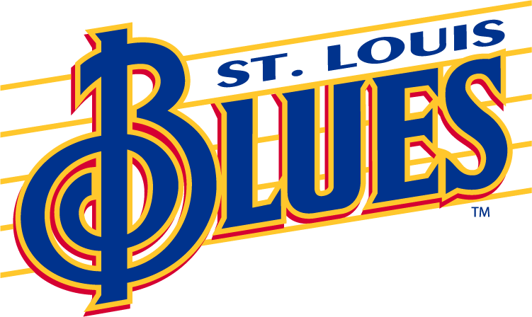 St. Louis Blues Hockey Logo - St. Louis Blues Wordmark Logo - National Hockey League (NHL) - Chris ...