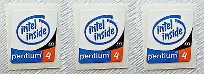 Intel Inside Pentium 4 Logo - 3 PIECES INTEL inside Pentium 4 m Sticker Badge/Logo/Label A24 ...