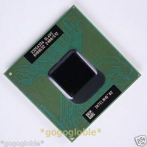 Intel Pentium 4 M Logo - Working Intel Pentium 4 M 2.4 GHz SL6VC CPU Processor RH805322400