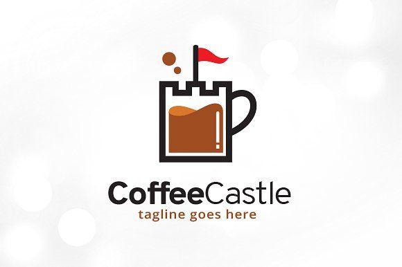 Coffee Brand Logo - Coffee Castle Brand Logo Template Logo Templates Creative Market