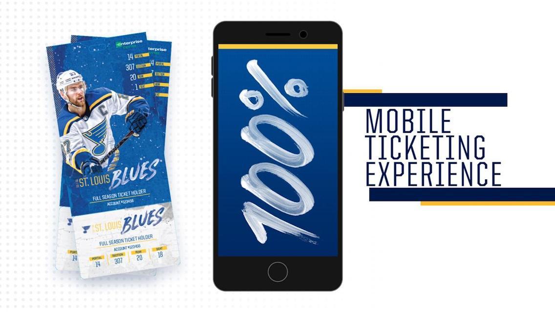 St. Louis Blues Hockey Logo - Mobile Ticketing. St. Louis Blues