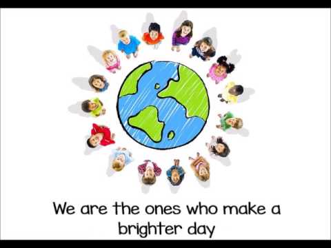 We Are the World Logo - We Are the World Kids Version with lyrics - YouTube