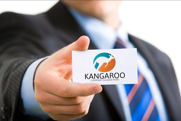 Kangaroo Company Logo - Kangaroo Logo Logo Templates Creative Market