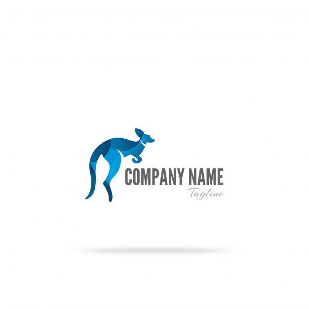 Kangaroo Company Logo - Kangaroo logo design Vector | Free Download
