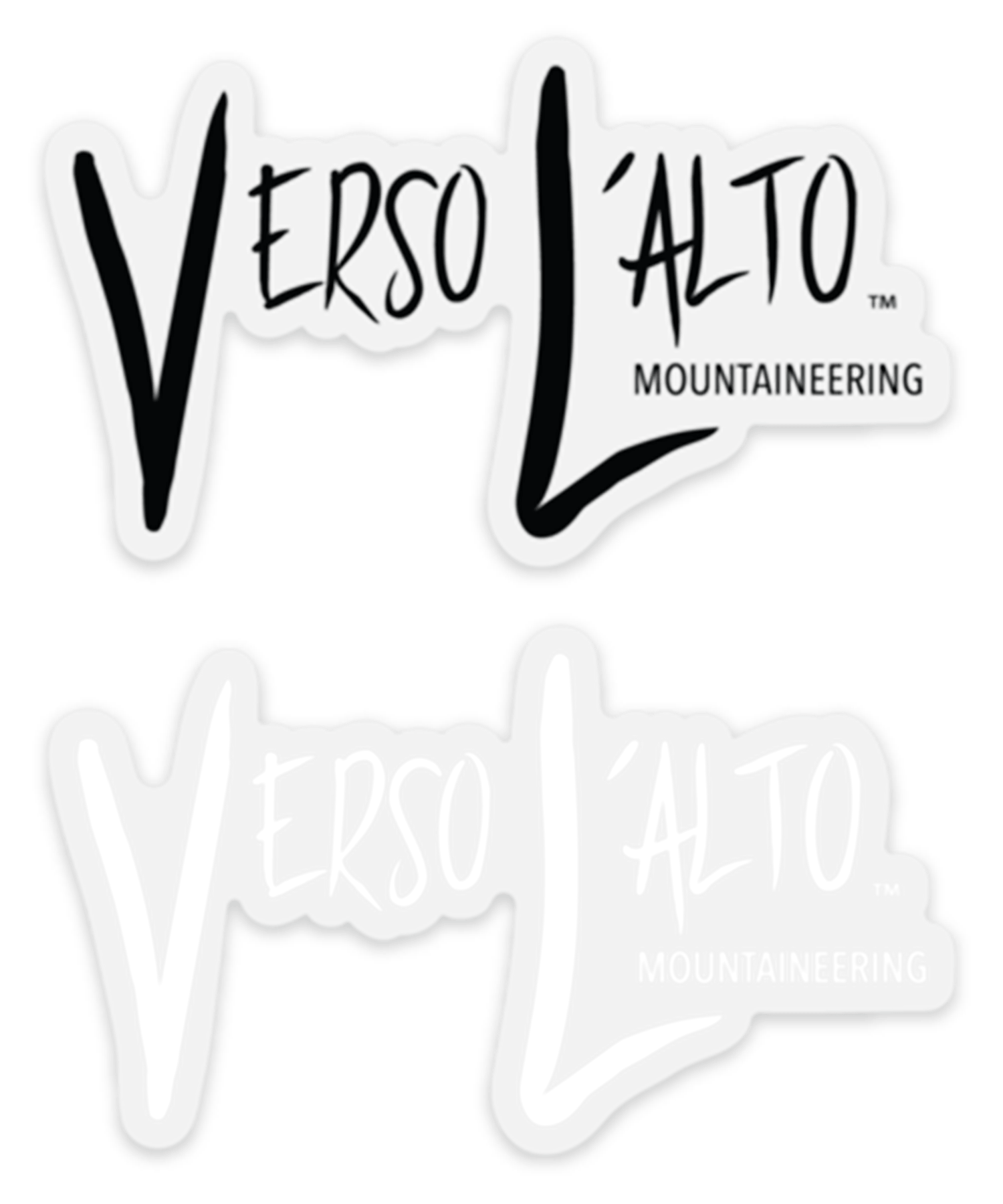 Mountaineering Logo - Verso L'Alto Mountaineering Logo Sticker Pack – VL Mountaineering™