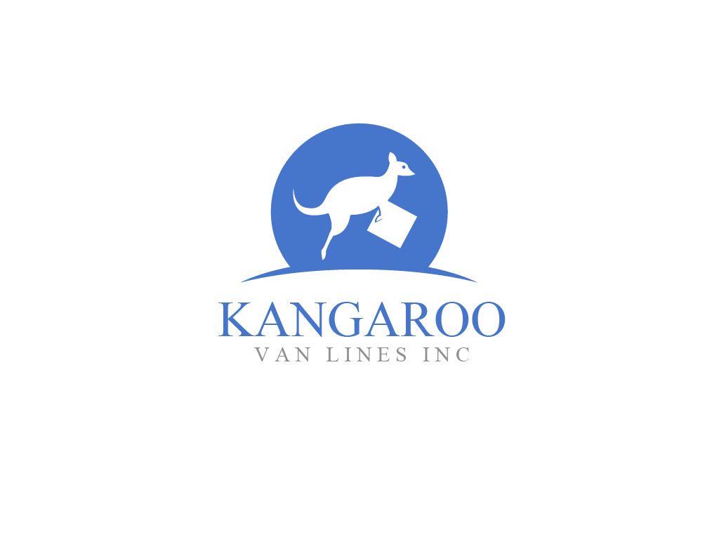 Kangaroo Company Logo - Modern, Elegant, Moving Company Logo Design for open for slogan