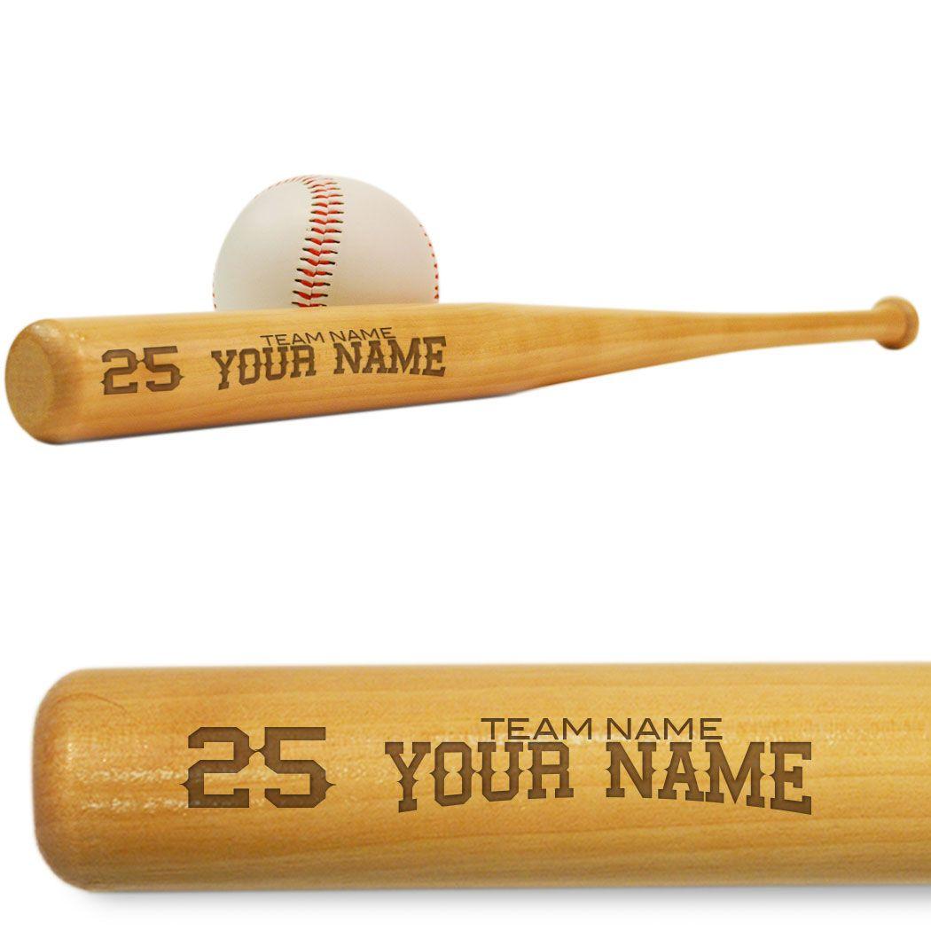 Baseball Bat Team Logo - Baseball Mini Engraved Bat Team Name Player Name | Sports | Baseball ...