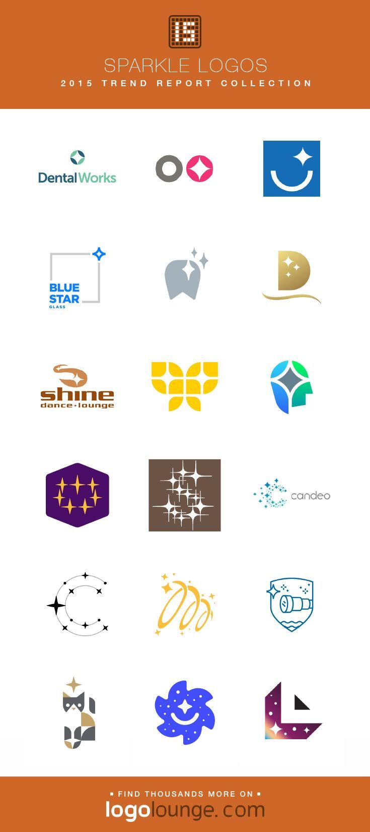 Common Yellow Logo - 2015 LogoLounge Trend Report Collection - Sparkle Logos A four ...