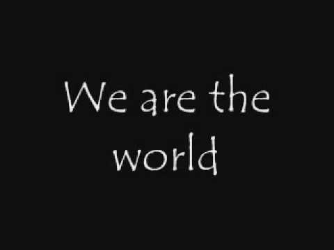 We Are the World Logo - USA For Africa - We Are The World [Song & Lyrics] - YouTube