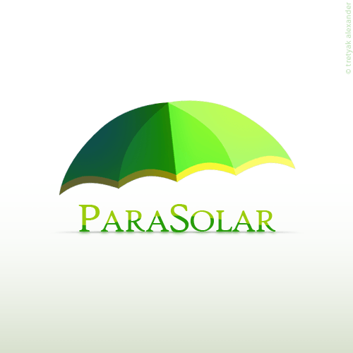 Umbrella Company Logo - logotype beach umbrella company ParaSolar by Alexander 3D Artist ...