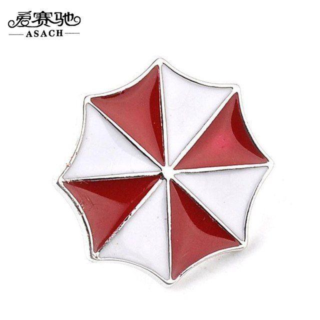Umbrella Company Logo - ASACH Brand Film Resident Evil Brooch Pins Umbrella Company Logo ...