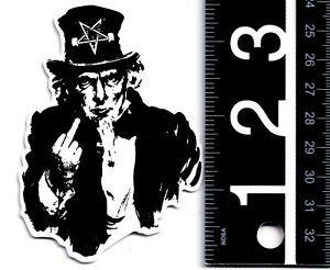 Thrasher Uncle Sam Logo - THRASHER SKATEBOARD STICKER Thrasher Skate Black Uncle Sam Middle