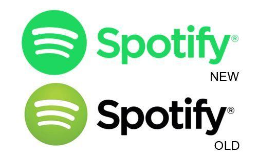 Old Spotify Logo - Spotify logo goes all-in on green. | old | Logos, Social media logos ...