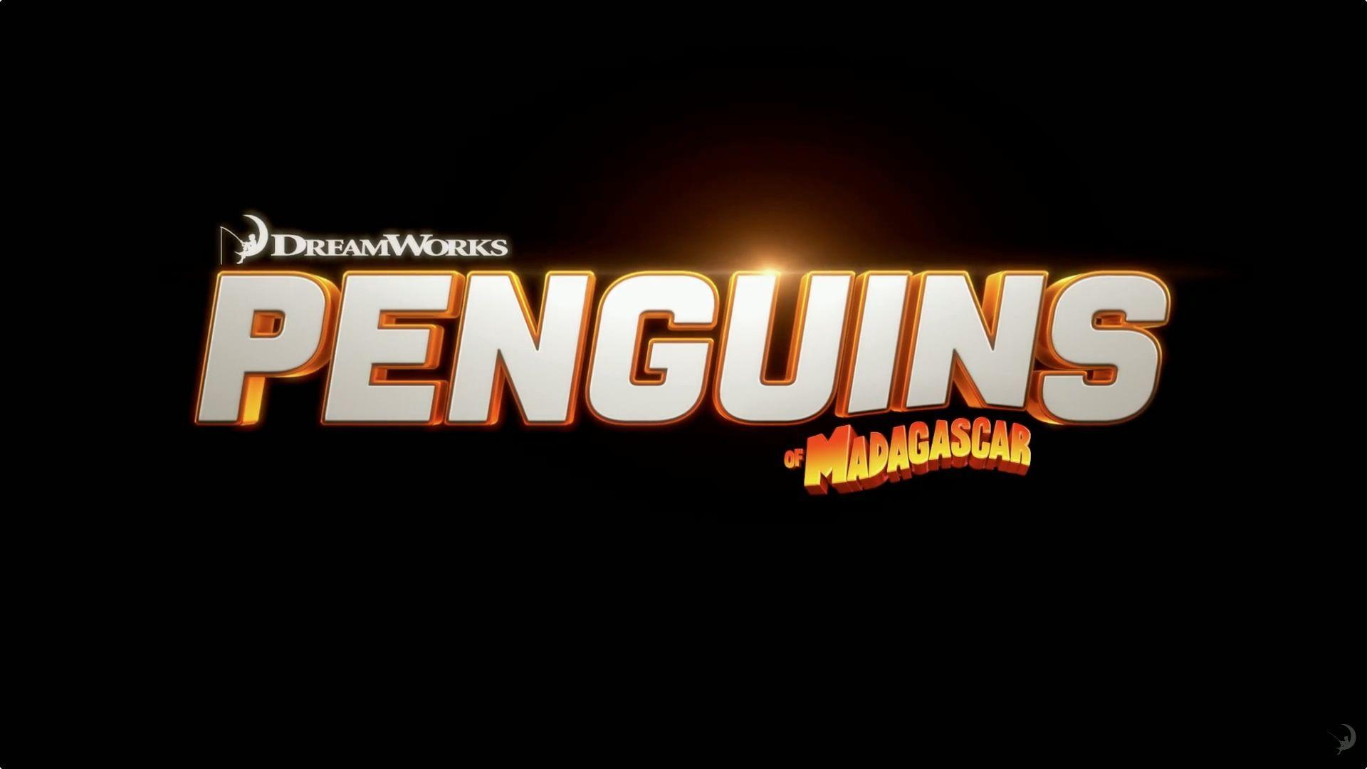 Madagascar Logo - Penguins of Madagascar Movie Logo Desktop Wallpaper