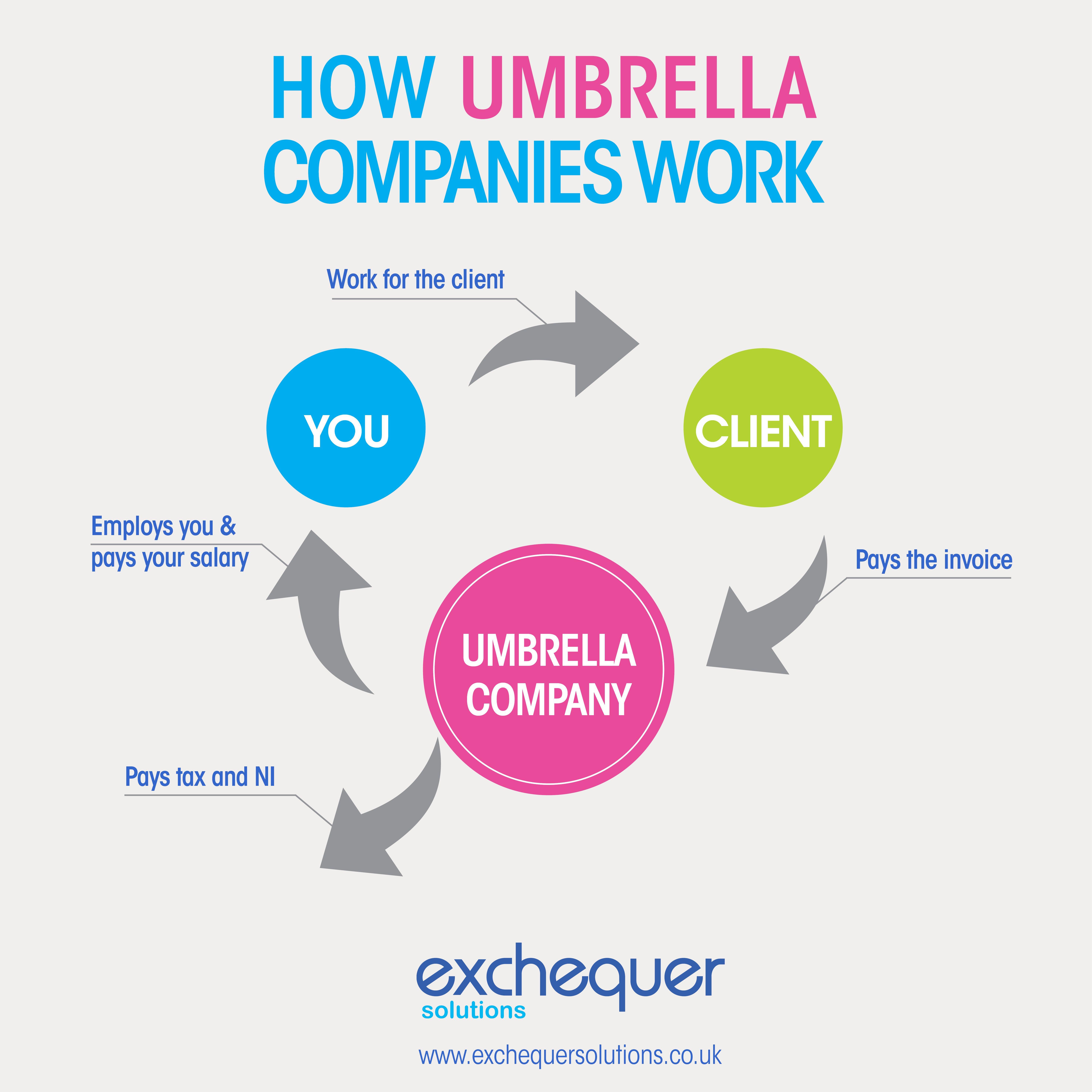 Umbrella Company Logo - What is an umbrella company - Exchequer Solutions