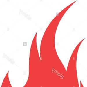 Red White and Flame Logo - Stock Vector Red Fire Sign Vector Illustration Red Flame Sign Vector