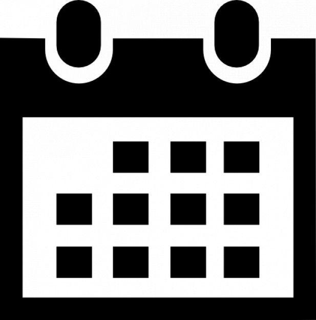 Google Calendar Logo - Calendar icon in black Icons | Free Download