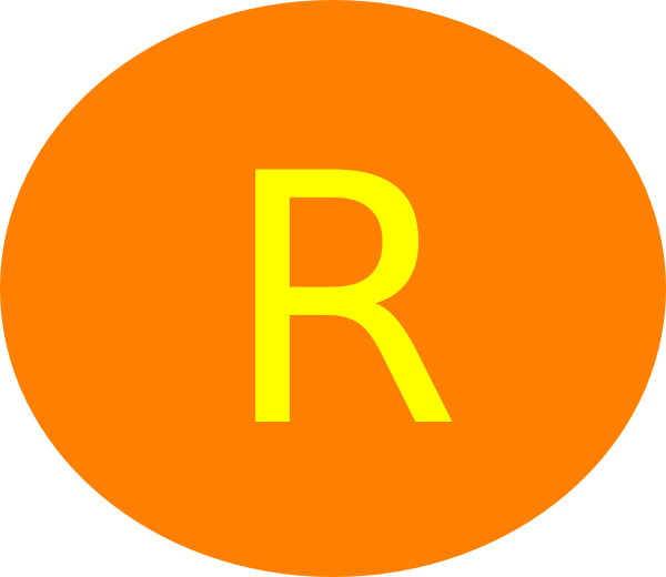 Orange Circle R Logo - Letter R Circle Orange Clip Art at Clker.com - vector clip art ...