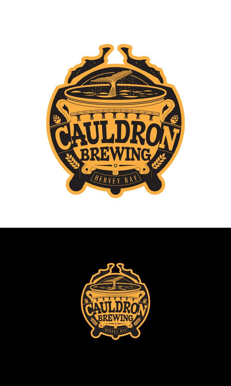 Desert V Logo - Upmarket, Modern, Craft Brewery Logo Design for CAULDRON BREWING