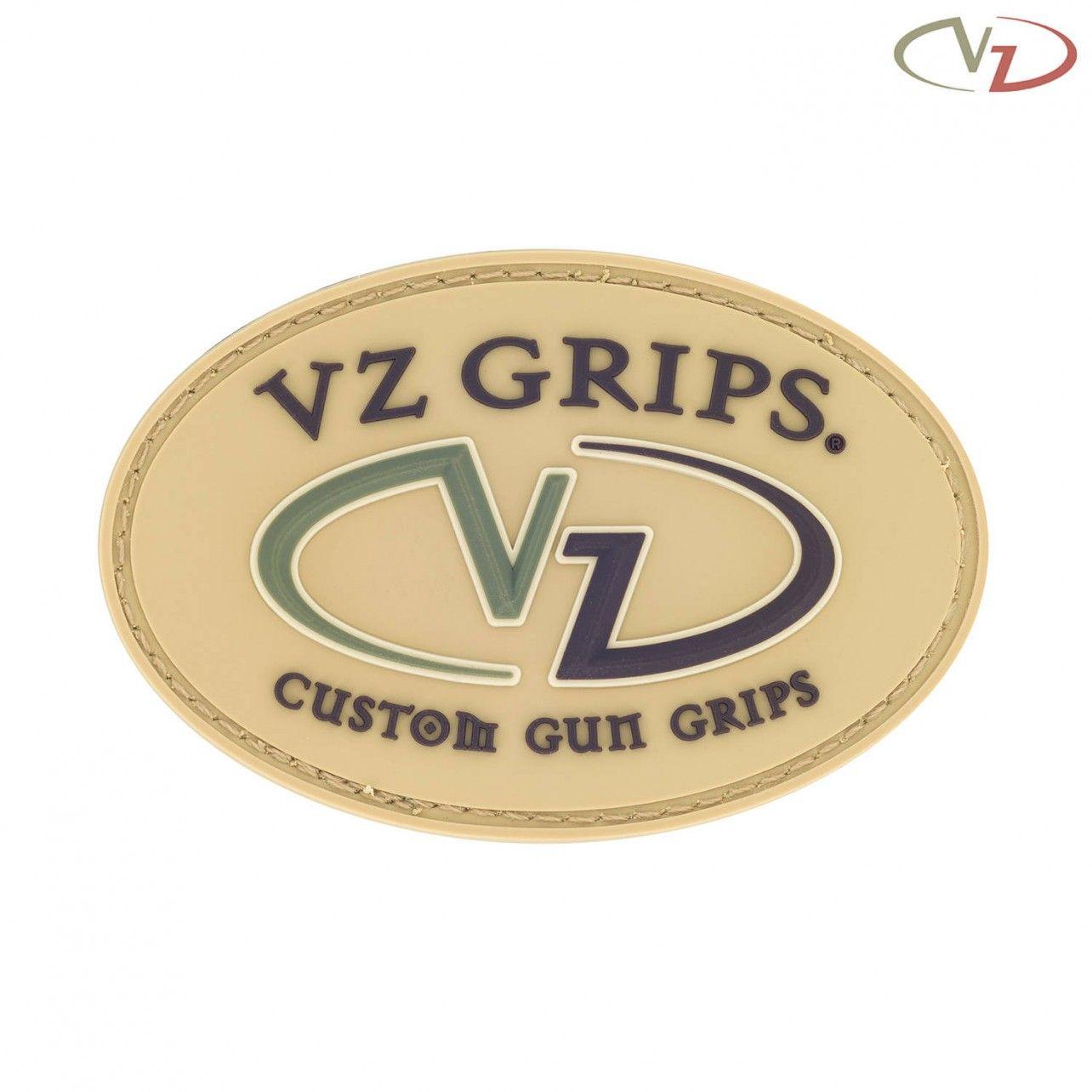 Desert V Logo - VZ Grips | VZ Grips Logo Patch - Desert Tan - Patches - Gear