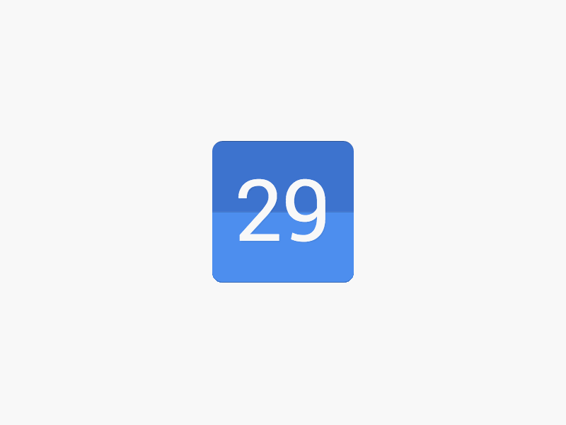 Google Calendar Logo - Google Calendar - Animated Icon by John Schlemmer | Dribbble | Dribbble