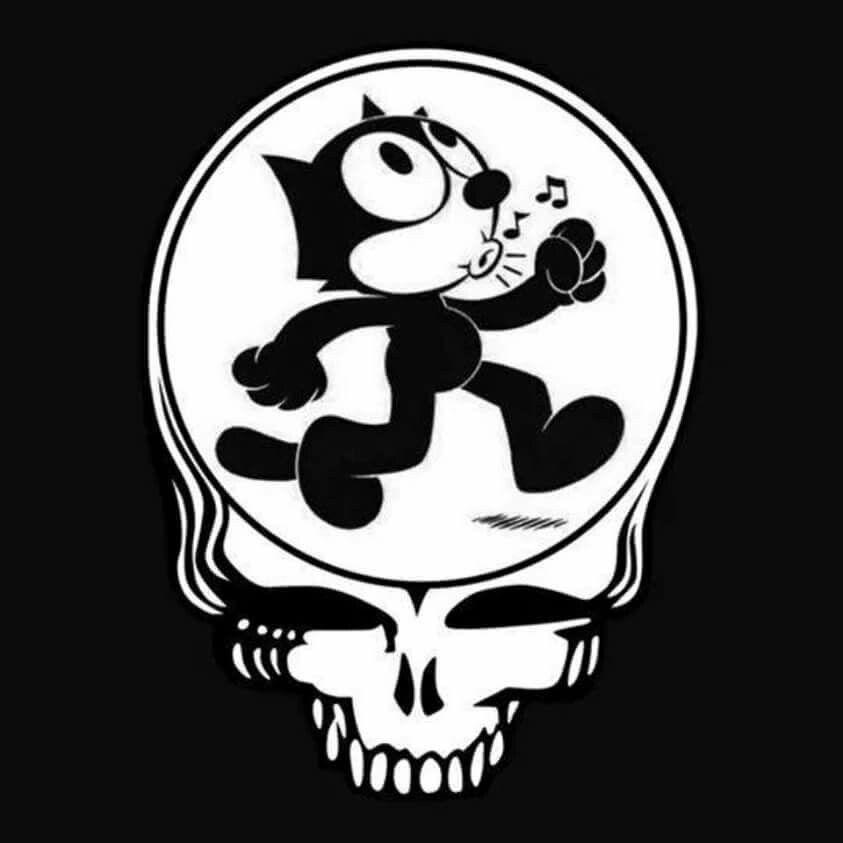 Grateful Dead Cat Logo - Felix the cat SYF Grateful Dead … | ~~Grateful Dead~~ | Grate…