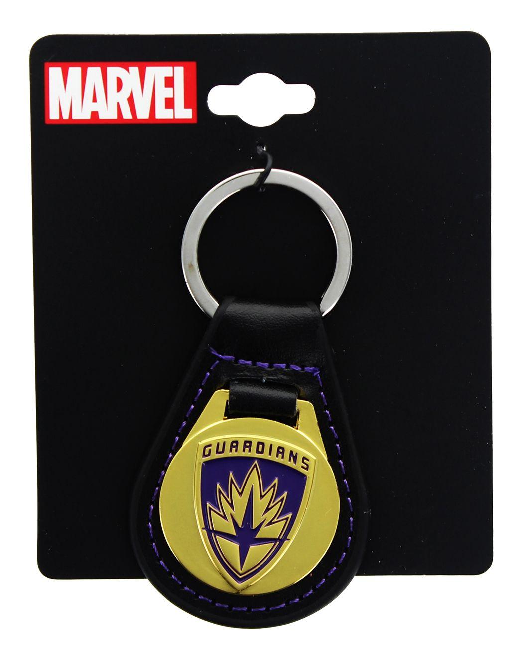 Guardians of the Galaxy Symbol Logo - Marvel Guardians of the Galaxy Logo Leather Keychain