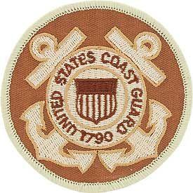 Desert V Logo - Coast Guard Logo Patch - 3