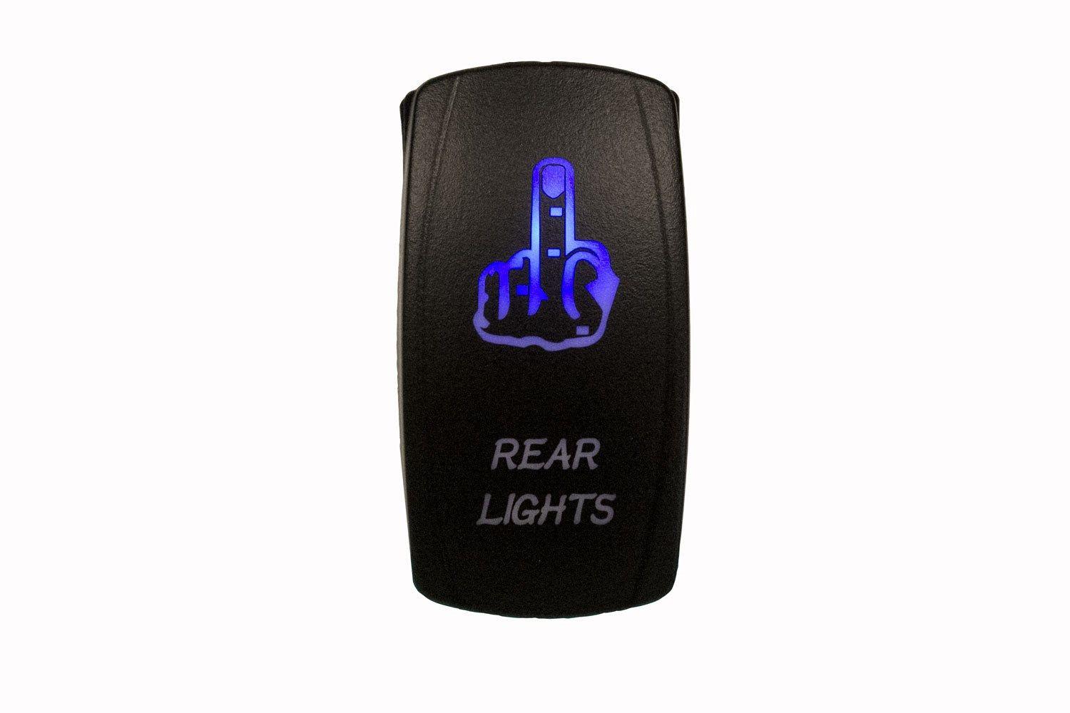 Dragonfire Racing Logo - Dragonfire Racing LED Finger Rear Light Switch (Blue/Red) - Inner ...