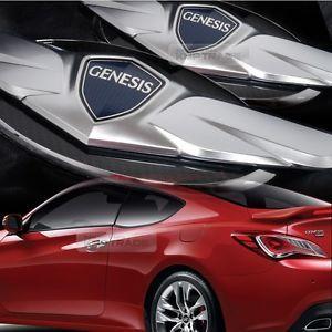 New Genesis Logo - NEW Wings Emblem Front Grille Rear Trunk 2P For HYUNDAI 2009 2017