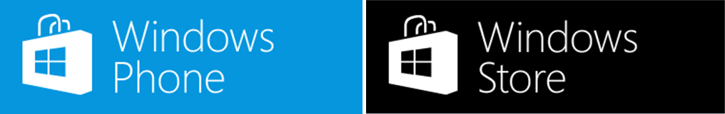Windows Store Logo - Windows Marketplace rebranded and updated to Windows Phone Store