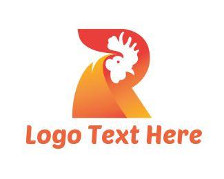 Orange Circle R Logo - Letter R Logo Maker