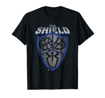 WWE Shield Logo - Amazon.com: WWE The Shield Logo Graphic T-Shirt: Clothing