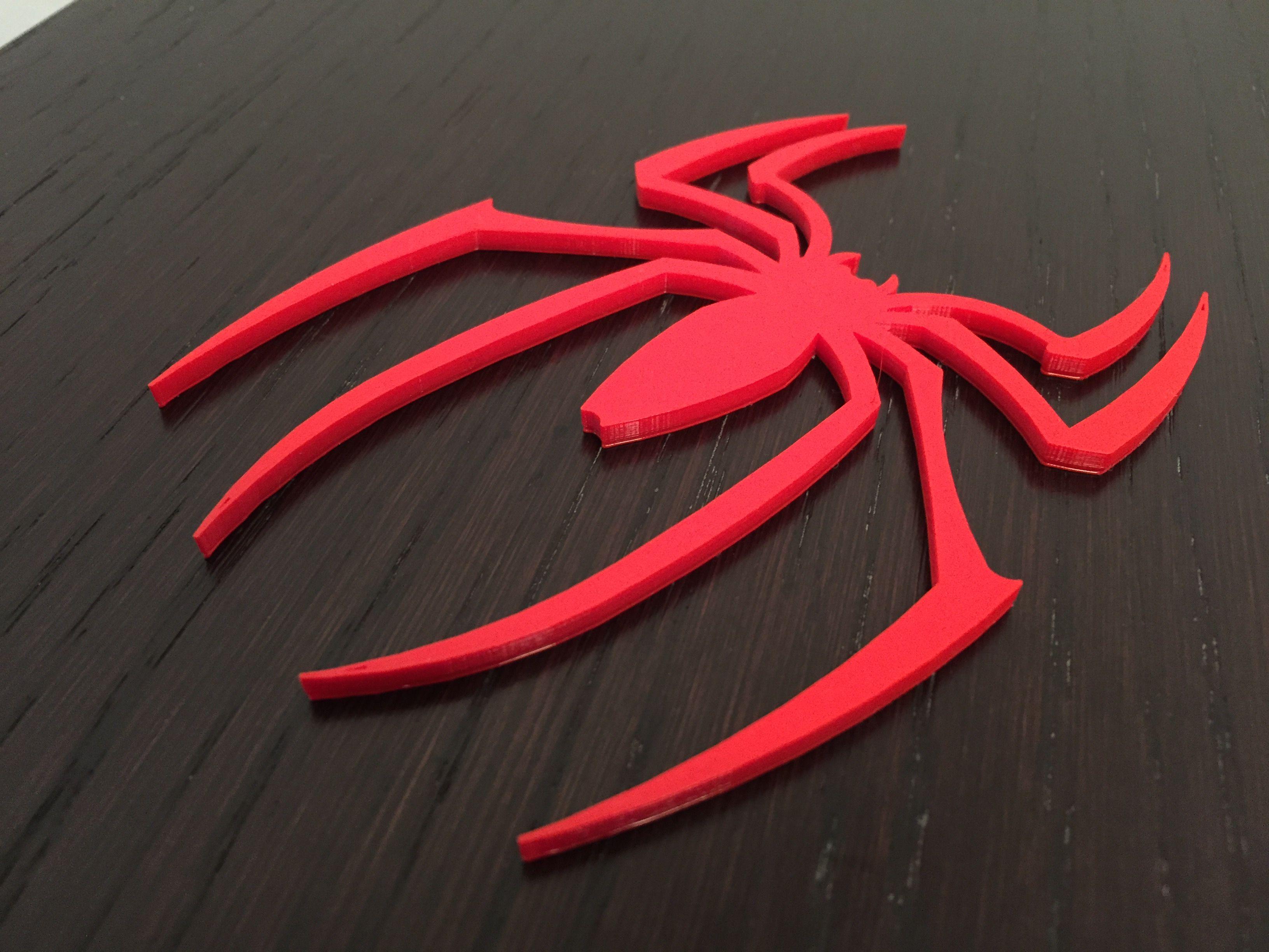 Spider -Man 2 Logo - Marvel Logo 2 (Spider Only) By 3D Smarzy