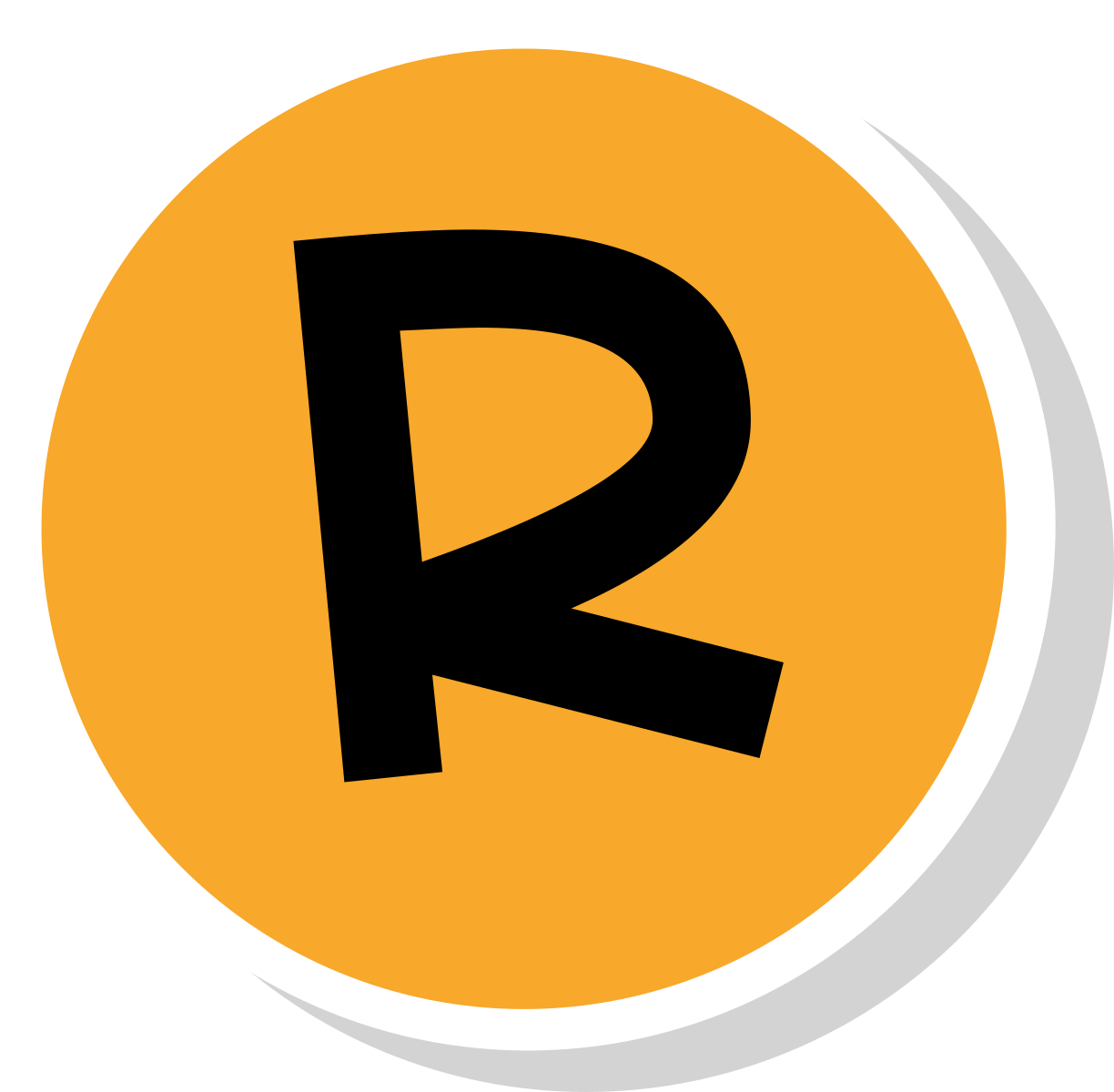 Orange Circle R Logo - Letter R | Milton Mount Primary School