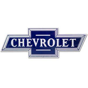 Chevrolet Garage Logo - Chevrolet Bowtie Car Logo Cutout Metal Sign Chevy Garage Decor 24 x ...