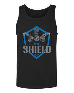 WWE Shield Logo - WWE The Shield Logo United Mens Tank Top T Shirt