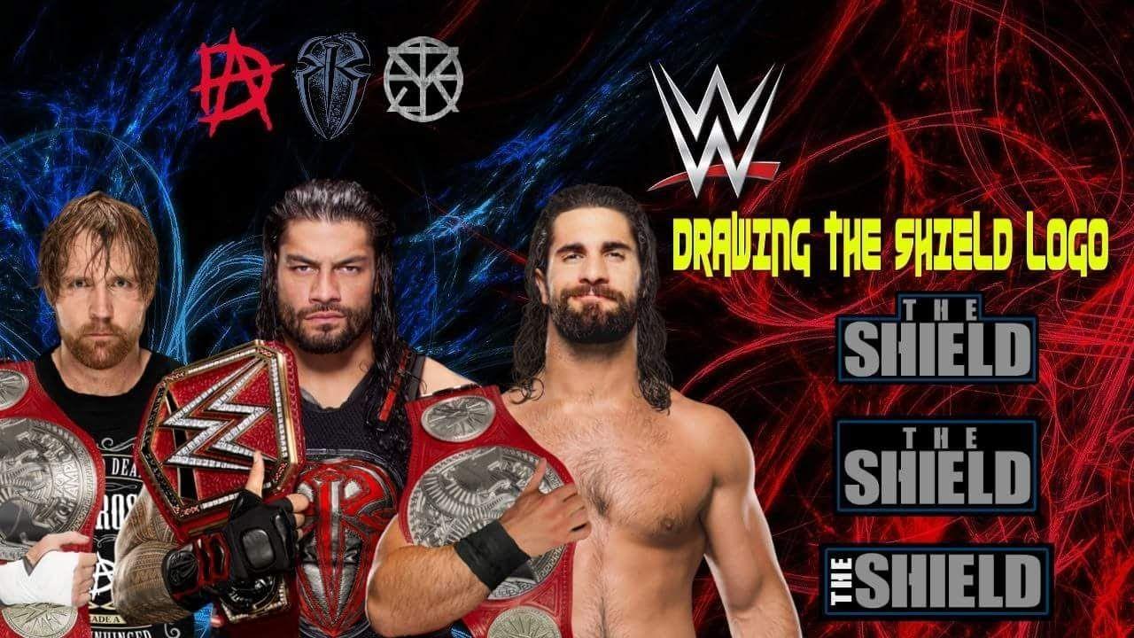 WWE Shield Logo - Drawing WWE The Shield logo. - YouTube