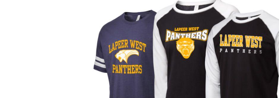 Lapeer West High School Logo - Lapeer West High School Panthers Apparel Store | Lapeer, Michigan