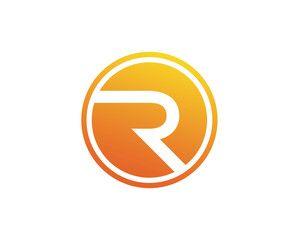 Orange Circle R Logo - r Logo
