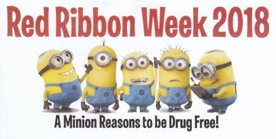 Red Robbon and Yellow Logo - Red Ribbon Week Oct., 20 to Oct. 28 | News | parkerpioneer.net
