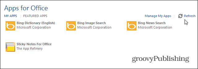 Bing Dictionary Logo - Get More Out of Office 2013 With Free Bing Office Apps