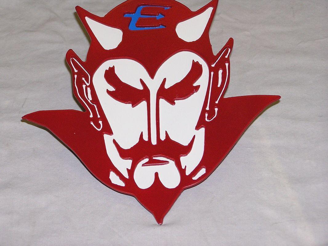 Evanston Red Devils Logo - RED DEVIL ART - ART 2 METAL