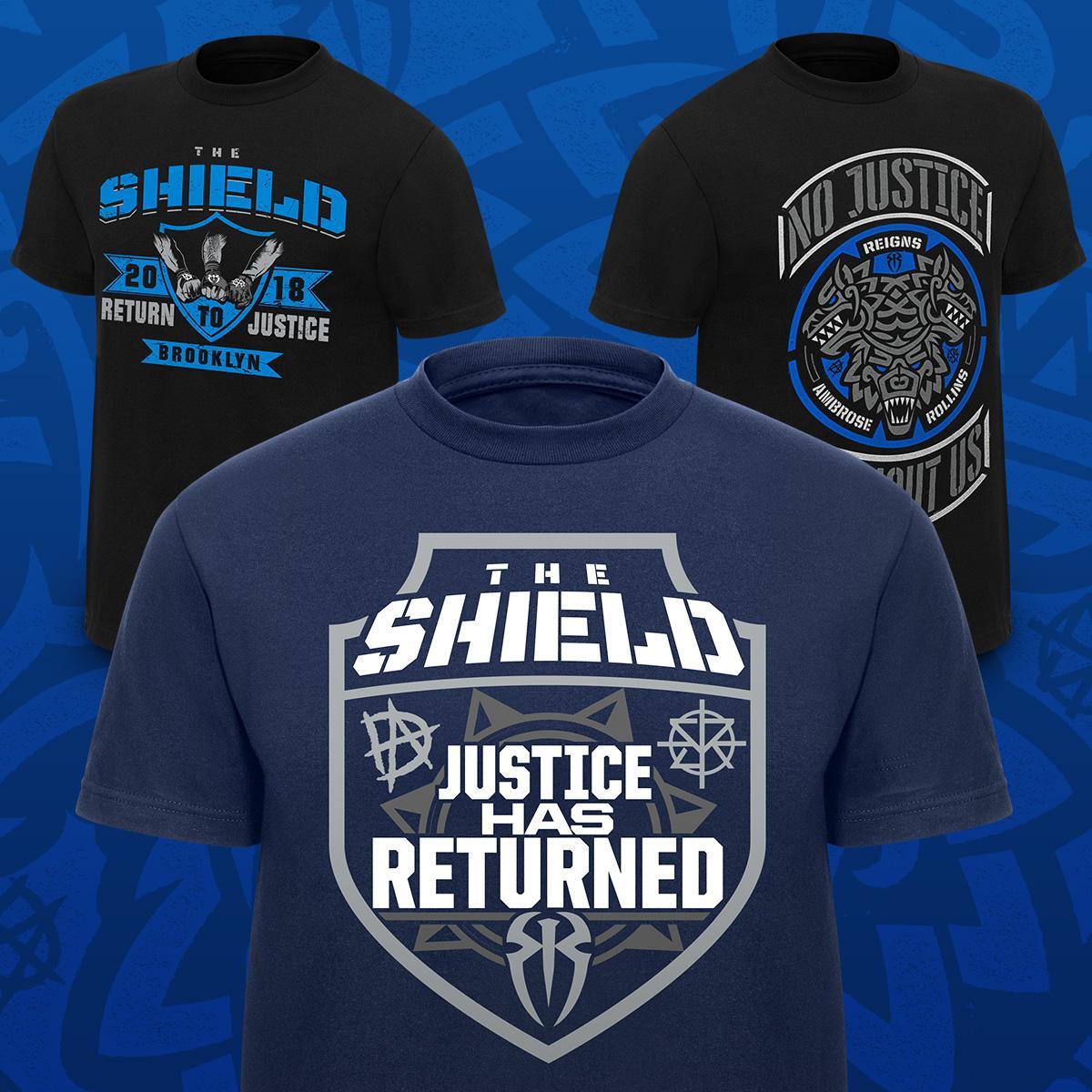 WWE Shield Logo - New Shield Merchandise Released (Photo), Seth Rollins Joins WWE ...
