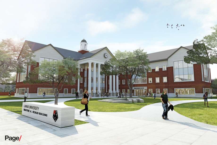 Lamar University Beaumont Texas Logo - Lamar University breaks ground on new admin building - Beaumont ...