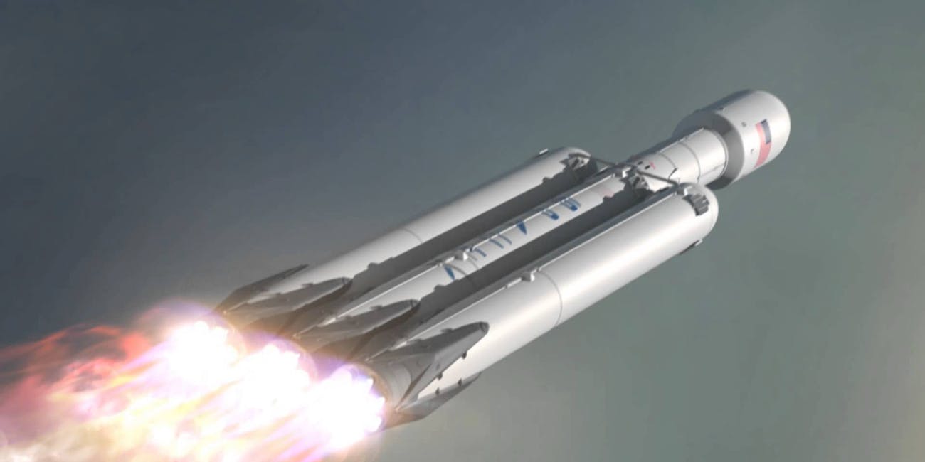 FH Falcon Heavy Logo - Falcon Heavy: U.S. Air Force Just Certified SpaceX's Giant Rocket ...
