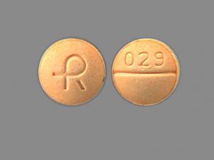 Orange Circle R Logo - R 029 Pill Images (Orange / Round)