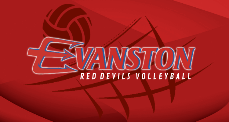 Evanston Red Devils Logo - VOLLEYBALL: Evanston Red Devils vs Alta Hawks – Mylocalradio.com