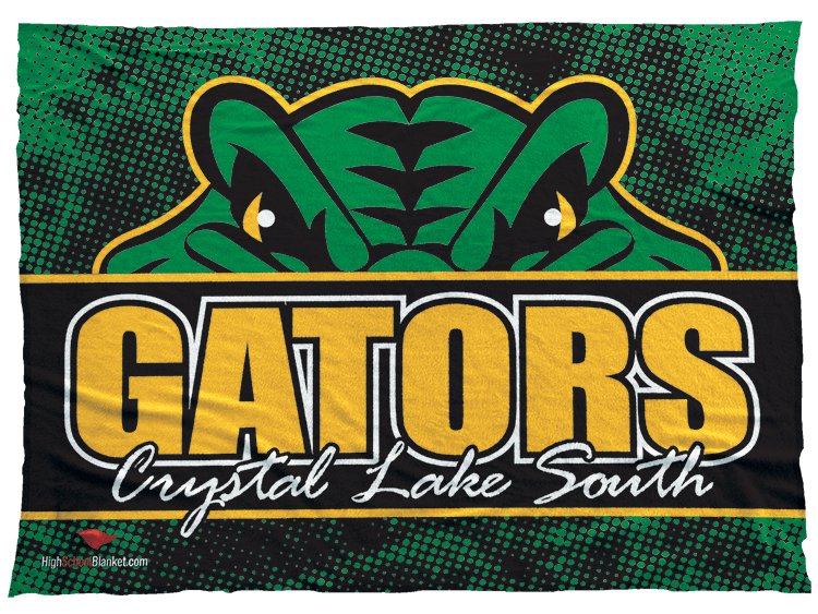 Crystal Lake South Gators Logo - Crystal Lake South - GroupRateIt Blankets