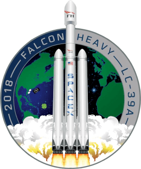 FH Falcon Heavy Logo - Falcon Heavy test flight